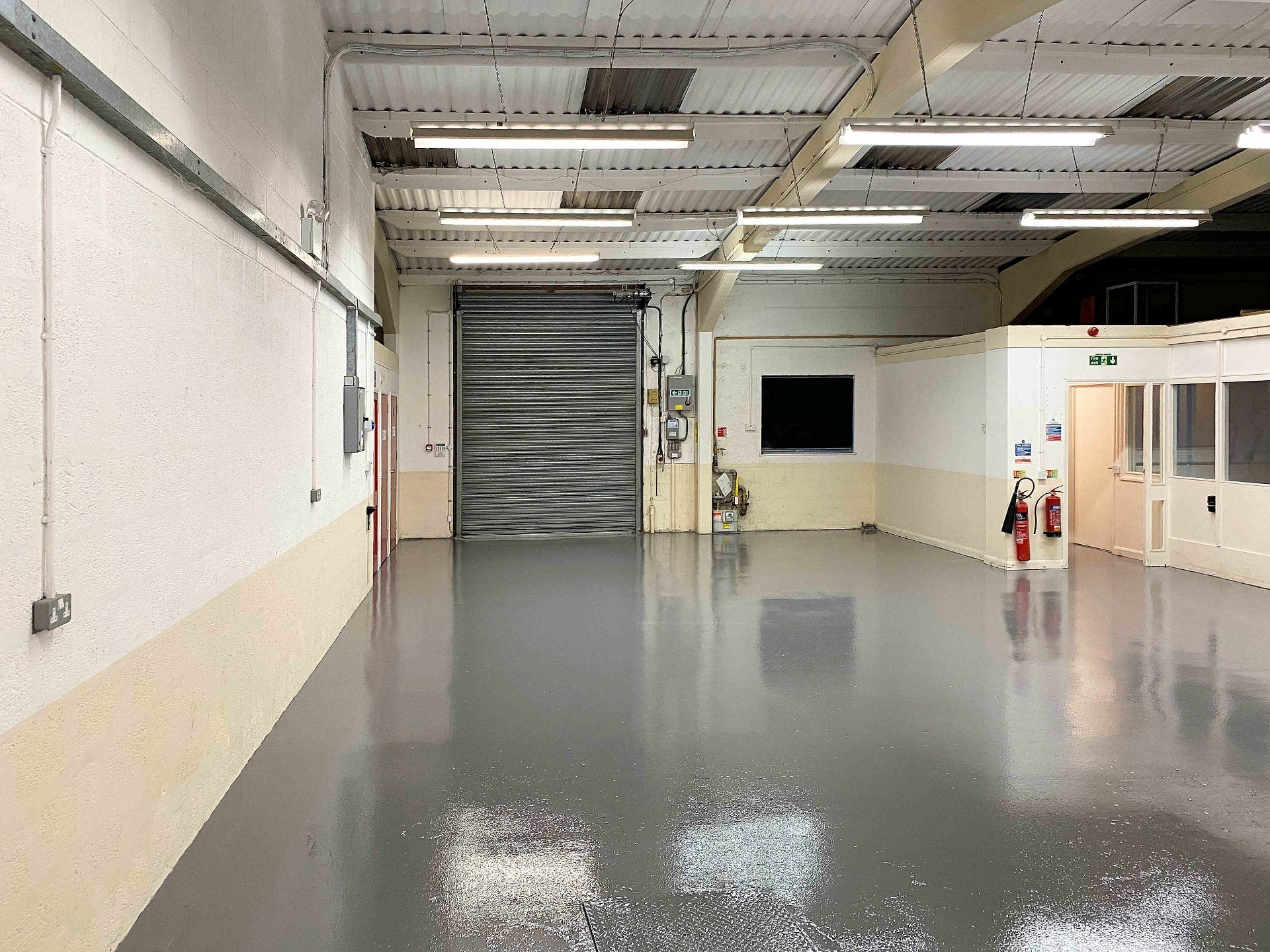 Unit Refurbishment, Non slip gloss floor