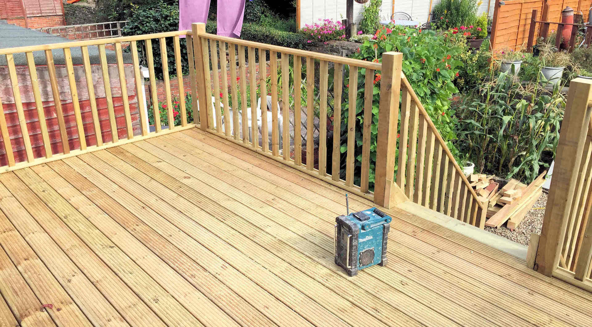 Decking all works carried out and managed built and designed by MJS Building Maintenance Ltd.