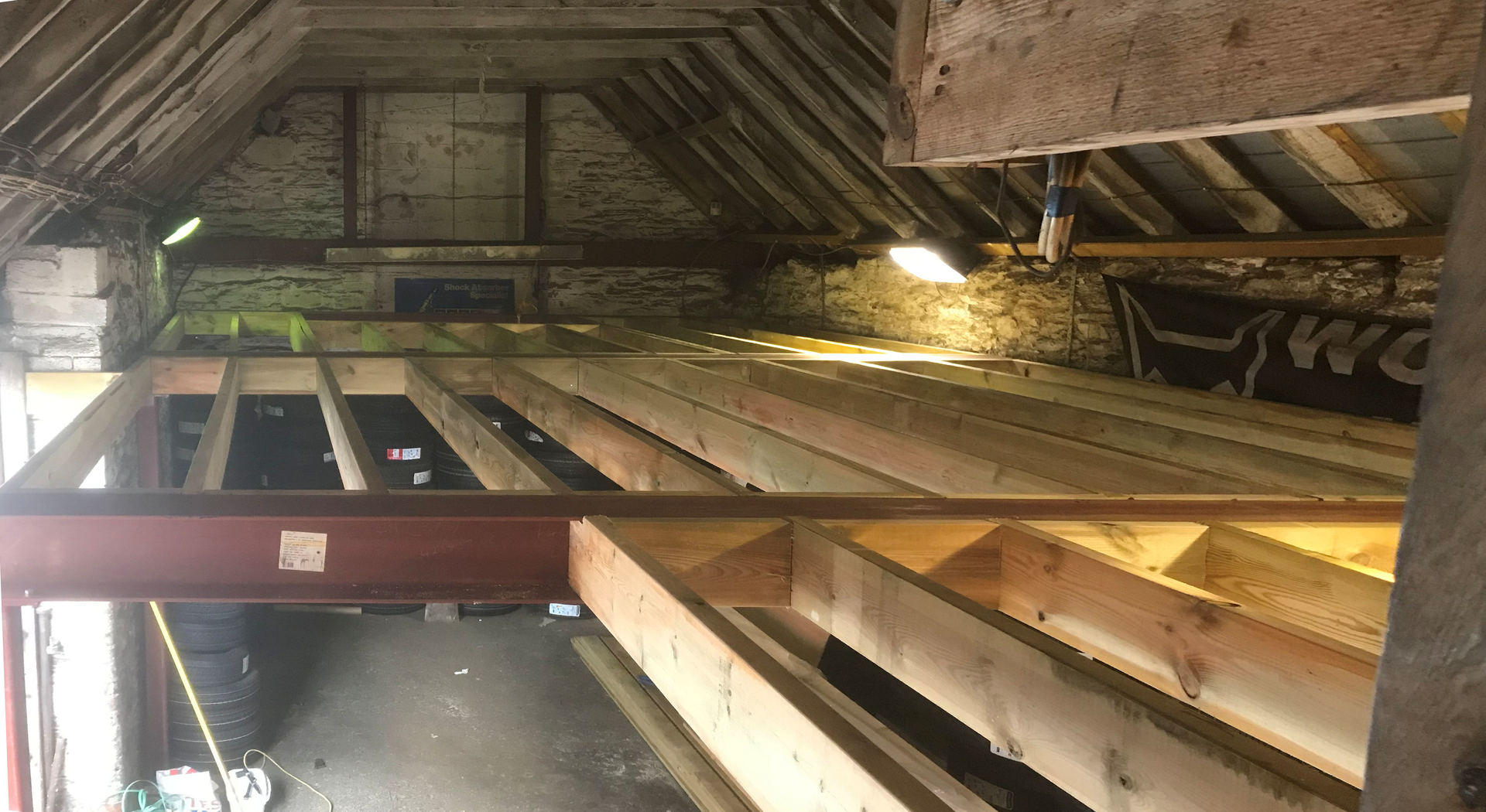 Mezzanine floor installation Barnstaple North Devon