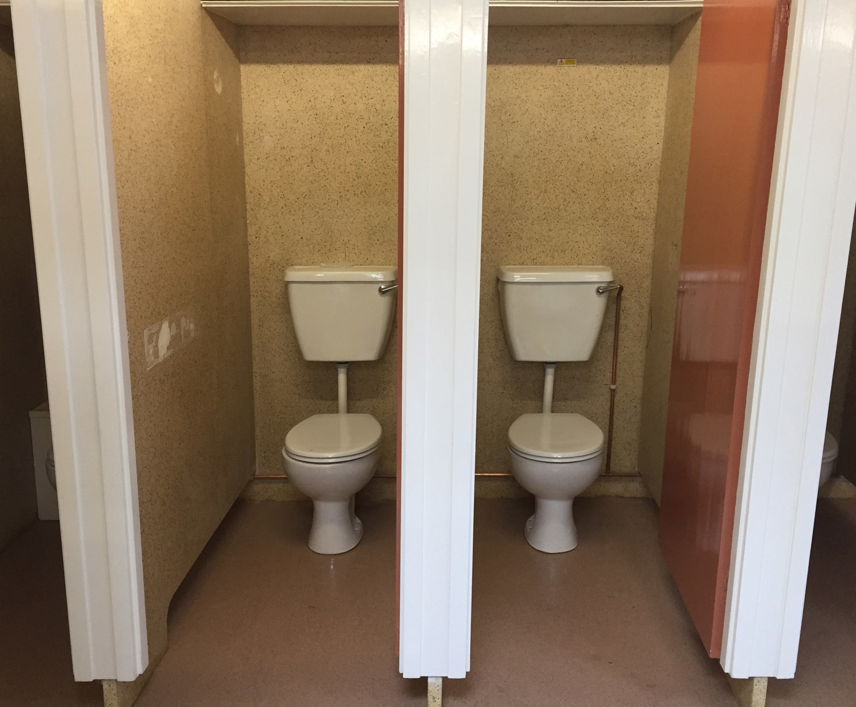New toilet block on campsite part of new shower block installation in Devon