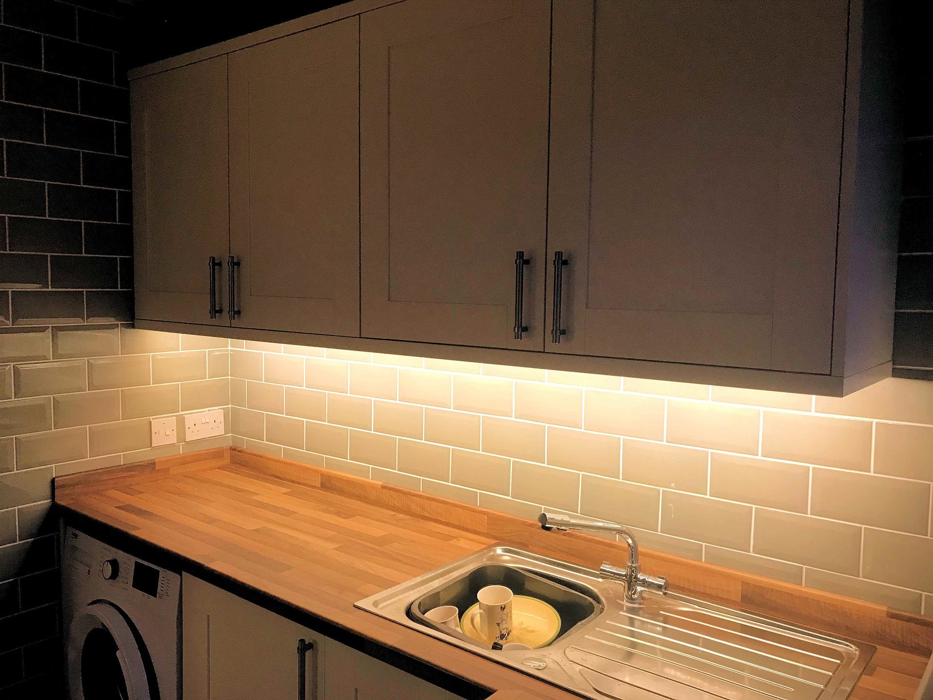 Kitchen Units Fitted with Led lighting. Barnstaple North Devon