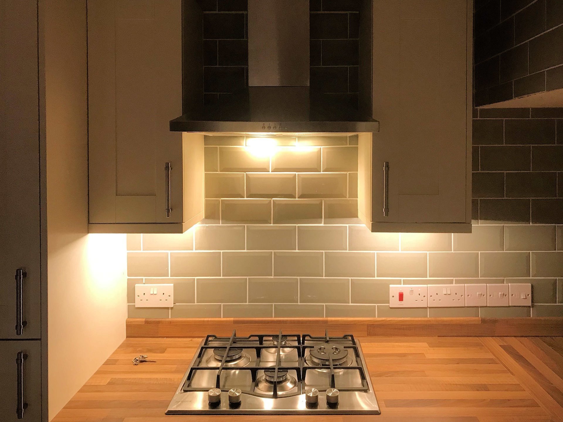 Kitchen Units Fitted with Led lighting. Barnstaple North Devon